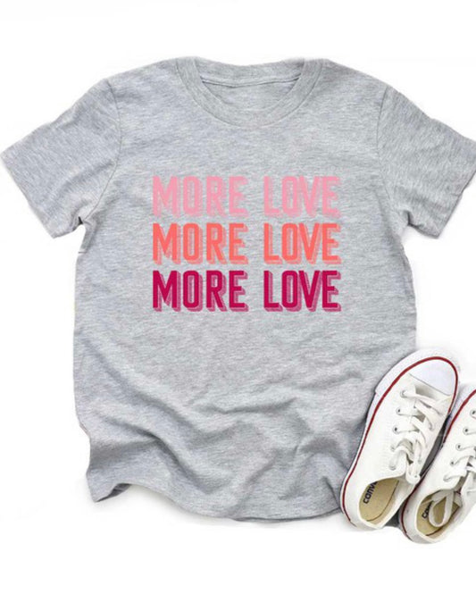 MORE LOVE RETRO VIBES KIDS GRAPHIC