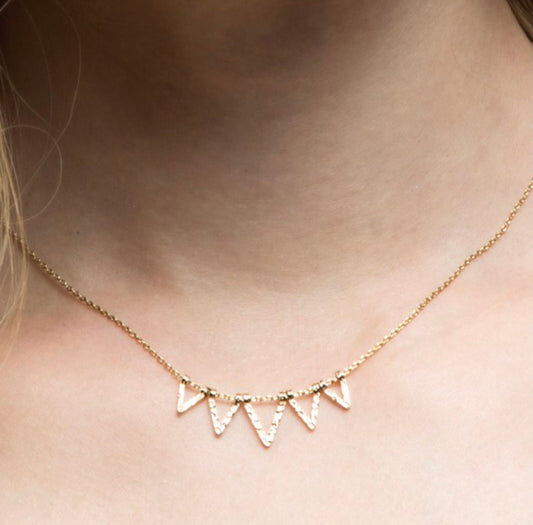 16" TRIANGLE NECKLACE
