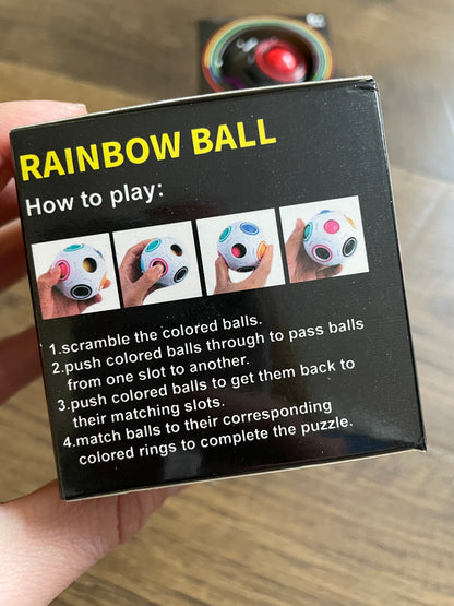 RAINBOW PUZZLE BALL