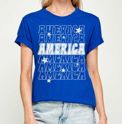 AMERICA STAR TEE