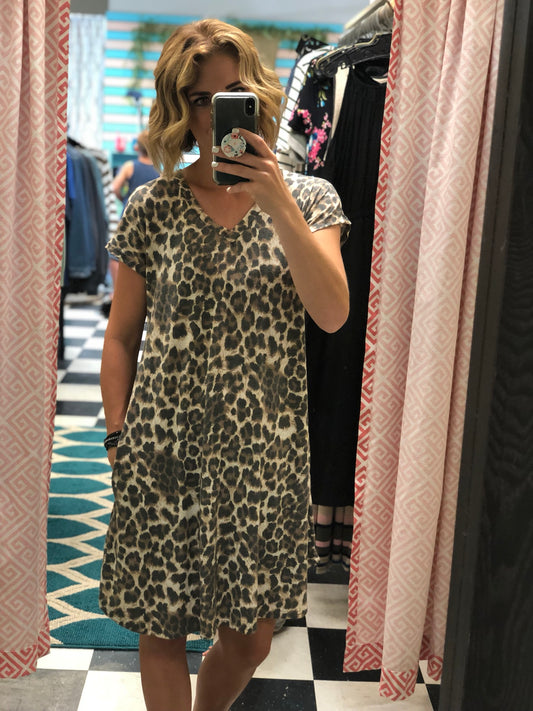 LEOPARD DRESS