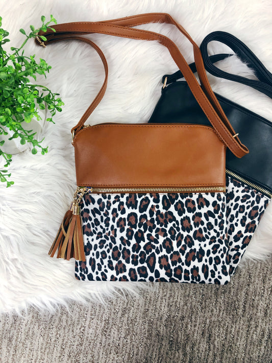 MILEY LEOPARD CROSSBODY