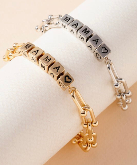 CHAIN LINK MAMA BRACELET