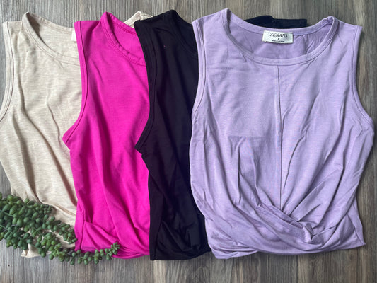 TWIST CROP TANK