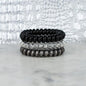 Black Diamond Metallic Hair Ties
