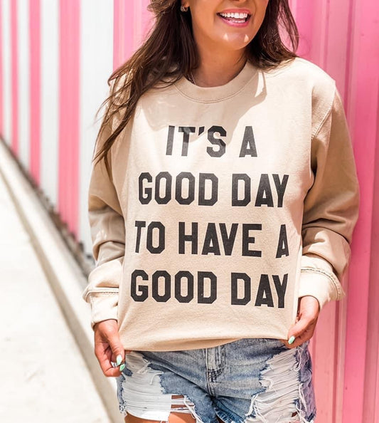 GOOD DAY CREW SWEATER