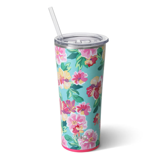 22 OZ ISLAND BLOOM SWIG