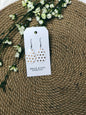 SMALL ROSE GOLD DOTS EARRINGS