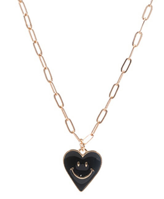 HEART SHAPED SHORT 18” NECKLACE + 3” EXTENDOR
