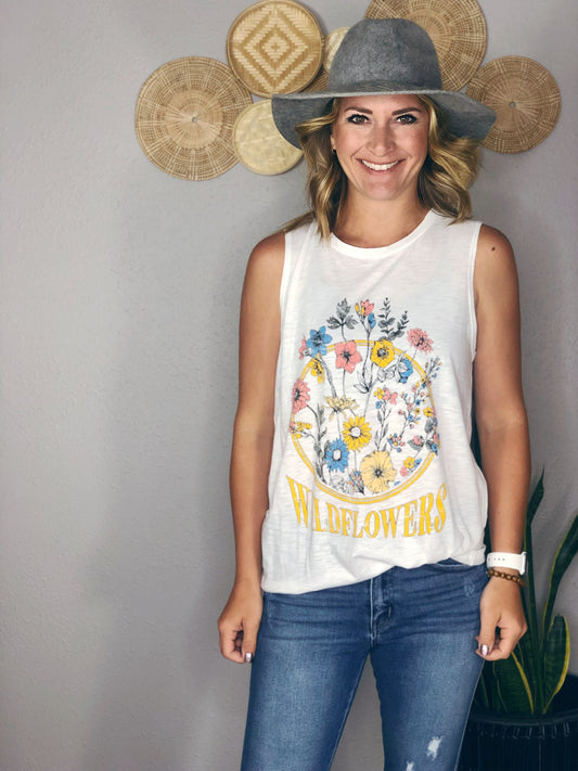 WILDFLOWERS GRAPHIC TANK