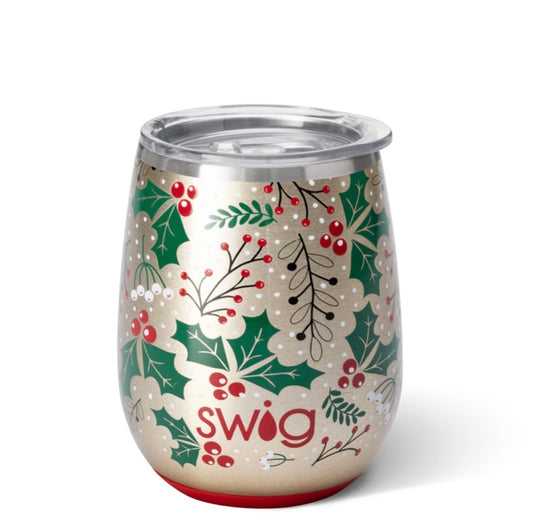 HOLIDAYS STEMLESS SWIG WINE MUG