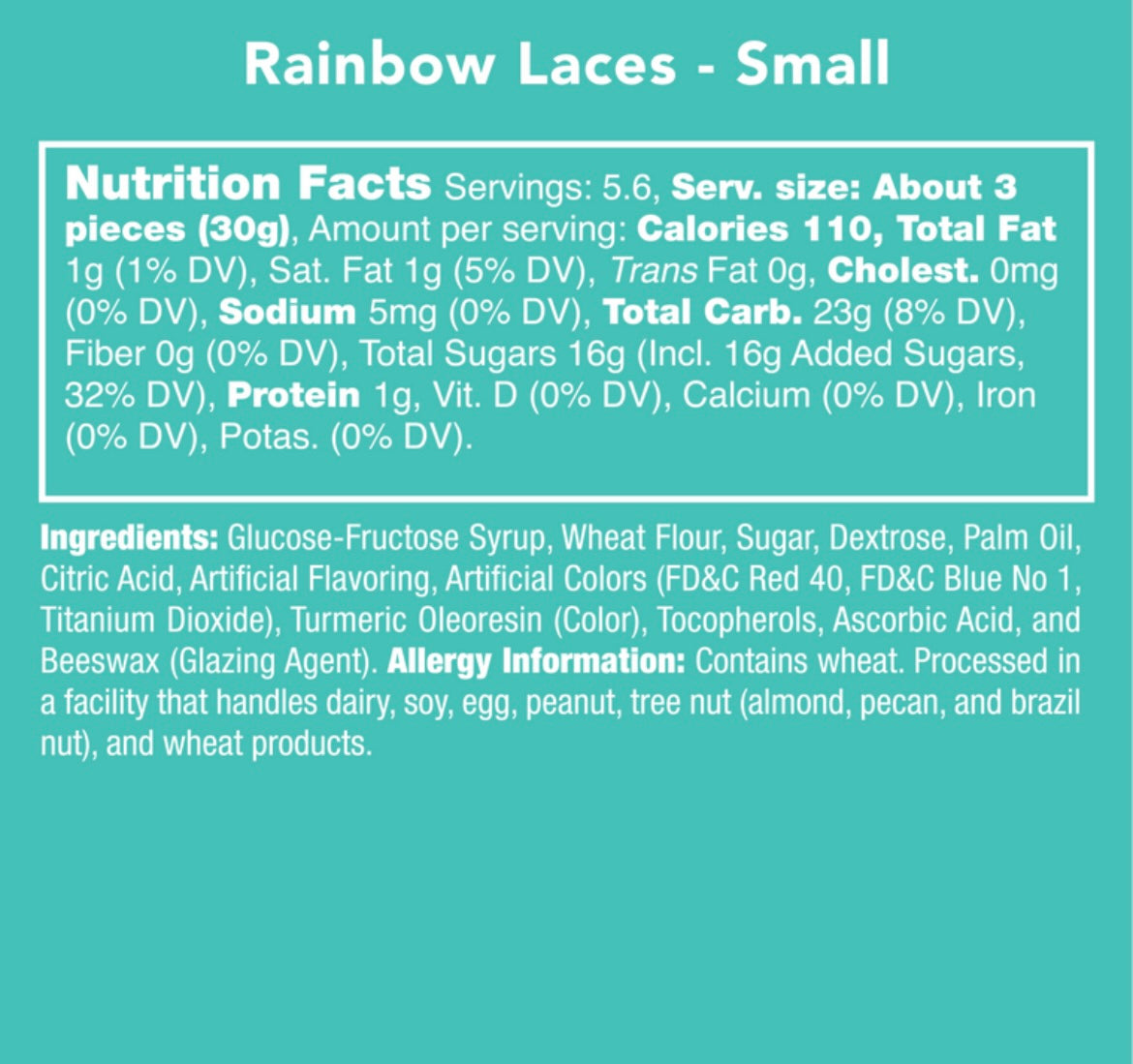 CANDY CLUB RAINBOW LACES