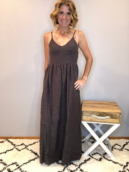 GREY MAXI DRESS