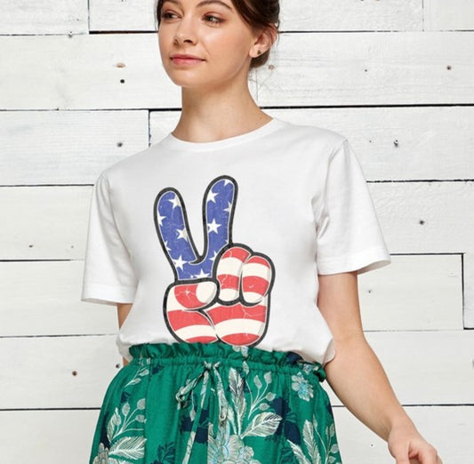 PEACE USA TEE