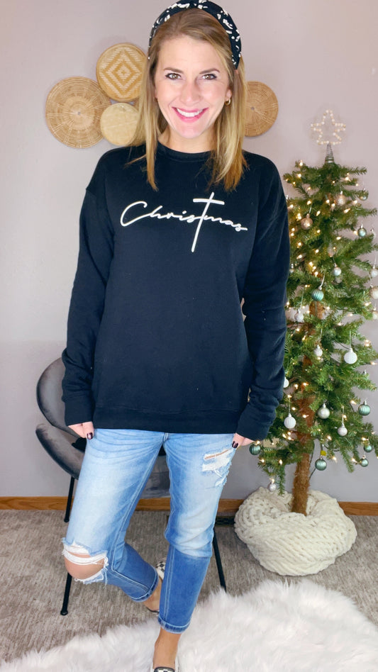 BLACK CHRISTMAS SWEATER