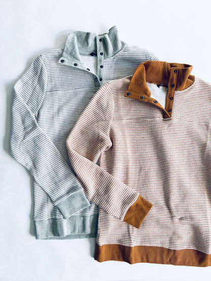 STRIPED PULLOVER SWEATER