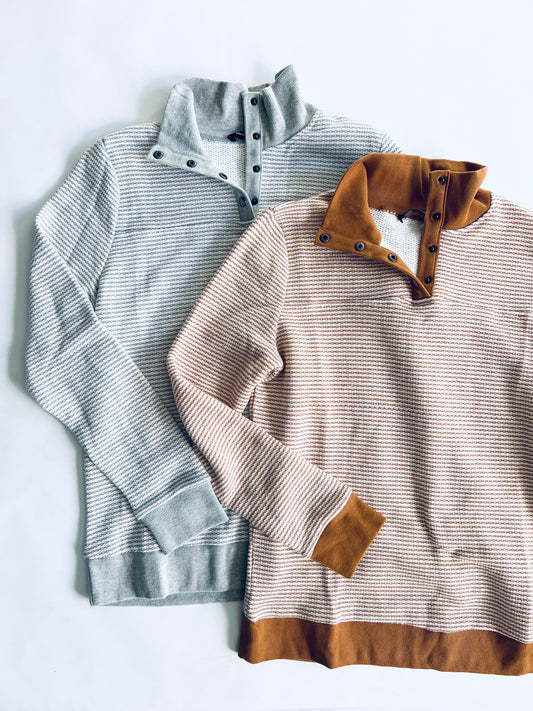 STRIPED PULLOVER SWEATER