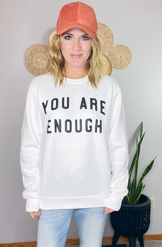 I AM ENOUGH CREW NECK