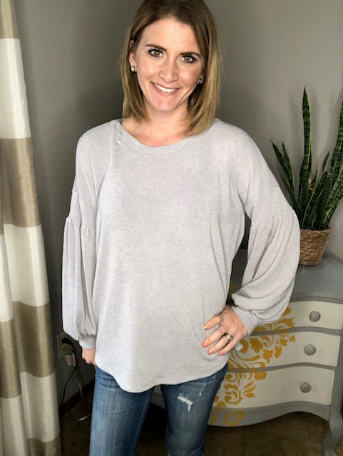 GREY BUBBLE SLEEVE