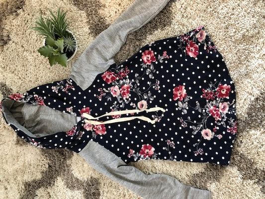 FLORAL HOODIE