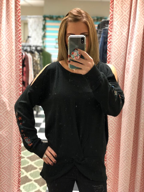 TWISTED FRONT TOP