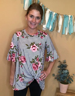 STRIPES W/ FLORAL