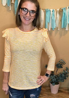 MUSTARD STRIPE