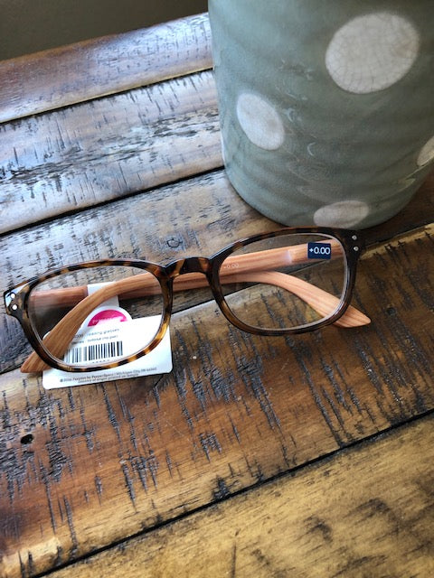LEOPARD WOOD GLASSES