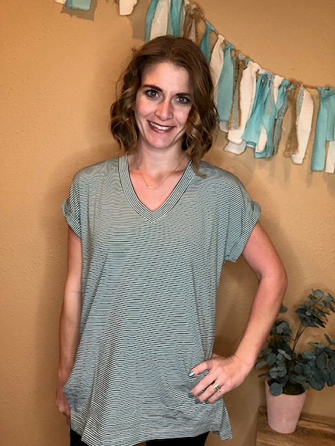 STRIPE BASIC TEE