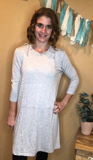 HOODED DRESS