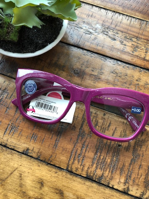 PINK GLITTER GLASSES