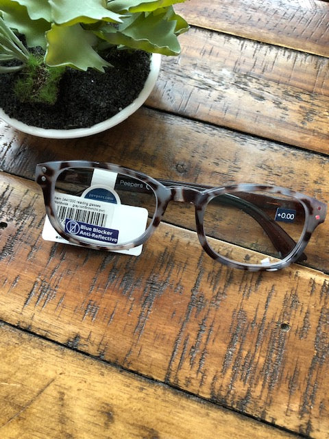 CLEAR LEOPARD GLASSES