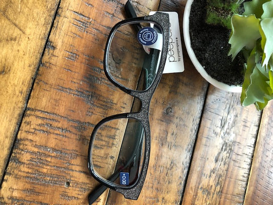 BLACK SPARKLE GLASSES