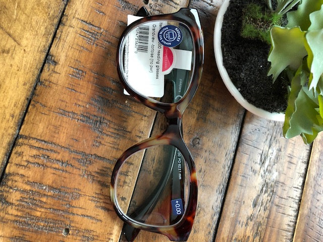LARGE LEOPARD GLASSES