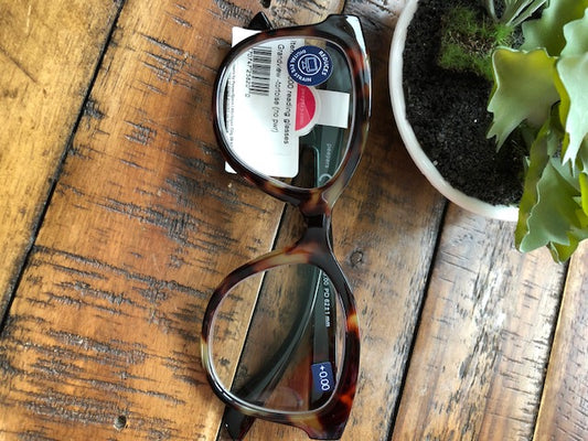 LARGE LEOPARD GLASSES