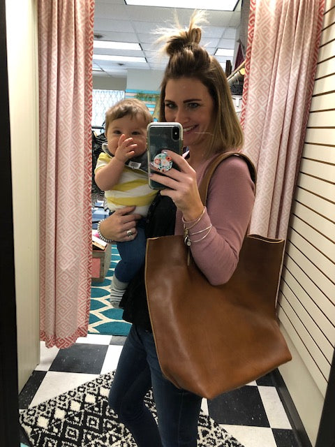 LEATHER TOTE