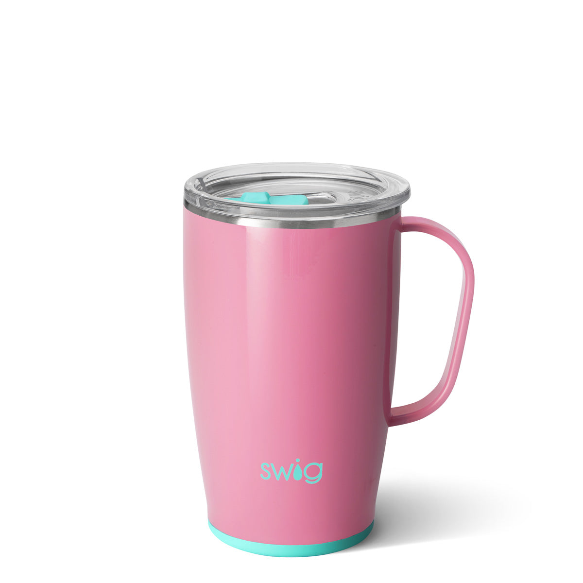 18 OZ PEONY SWIG TRAVEL MUG
