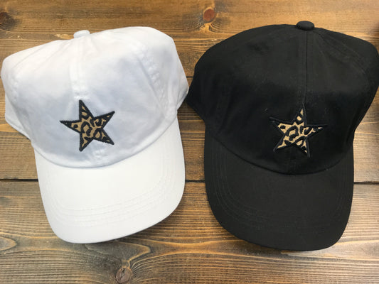 STAR EMBROIDERY BASEBALL CAP