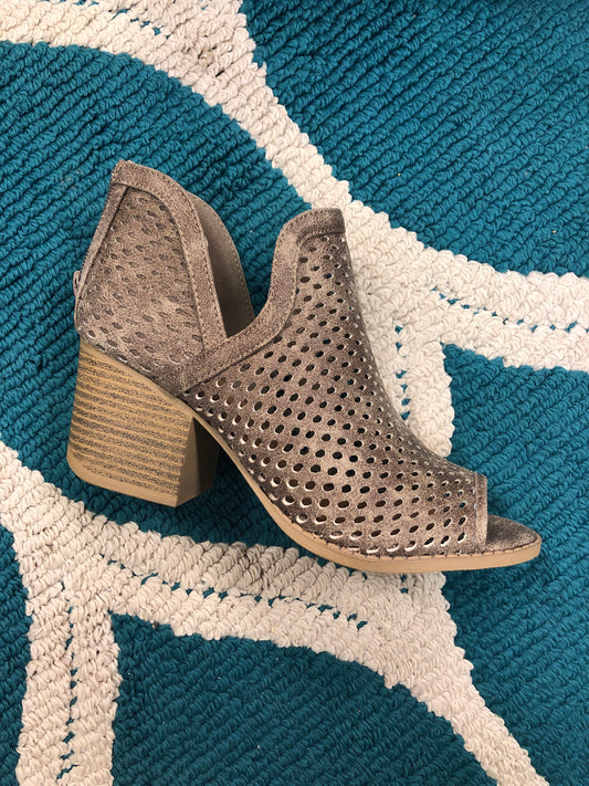 PEEP TOE BOOTIE