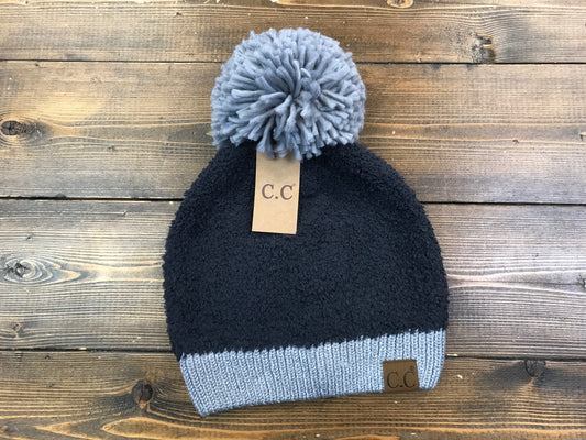 C.C. KNITTED SHERPA HAT
